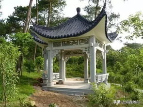 传统石雕建筑 石雕凉亭是古建园林中的必不可少的重要点缀建筑物