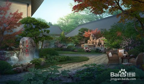 古建筑效果图中的古典园林景观有哪些特点