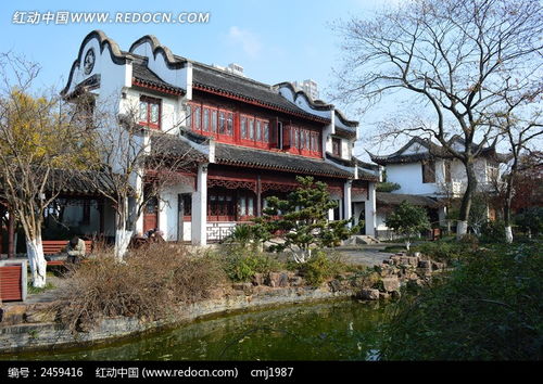 荆川公园的漂亮古建筑高清图片下载 红动网
