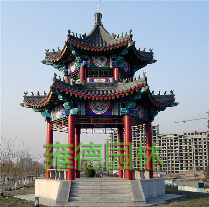 重檐六角亭产品图片,重檐六角亭产品相册 - 保定雍德园林古建筑工程有