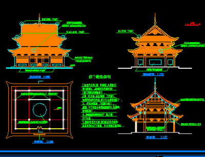 寺庙古建筑设计方案图免费下载 - 园林古建 - 土木工程网