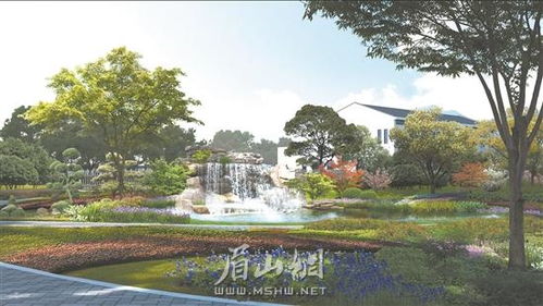 污水厂 景观公园 这里是眉山首例全地埋式污水处理厂